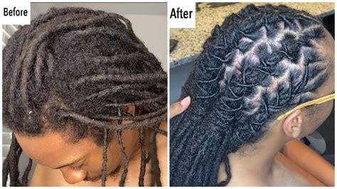 retwist styles men|how to retwist locs yourself.